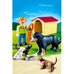 PLAYMOBIL� 4498 - Berner Sennenhund mit Welpen
