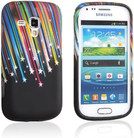 Einzige Colorful SoftGel Flexible TPU Silicone Skin Case Cover for Samsung Galaxy S Duos S7562 / S Duos 2 S7582 (shooting star)with Free Universal Screen-Stylus