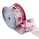 Offray Minnie Mouse Craft Ribbon, 1-/2-Inch by 9-Feet, Bows and Circles