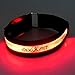 Mixxfit Safety Reflective Armband LED Light with 3 Flashing Modes- High Visibility Fibre Optic Bright-Light Emitting Properties - Get Spotted in the Dark Easily - Ideal for Jogging, Cycling, Running -60-80Hrs Battery Life- Water Resistant & Durable
