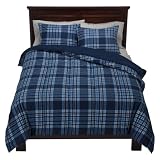 Room Essentials® Plaid Comforter - Navy