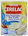 Nestle Cerelac, Mixed Vegetables and Rice with Milk, Stage 2, 14.1 Ounce Can