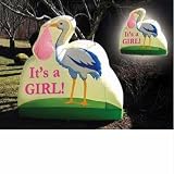 Bebe Sounds It's a Girl! Stork Inflatable by Graco