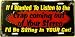 LP - 435 Crap Out of Stereo License plate - X010