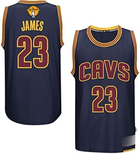 2016 Final Cavaliers 23 Lebron James Swingman Customized Navy men`s Jersey SIZE XXL
