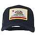 California State Flag Patched Twill Mesh Cap - Navy