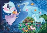 DJECO Silhouette Puzzle - The Fairy And The Unicorn
