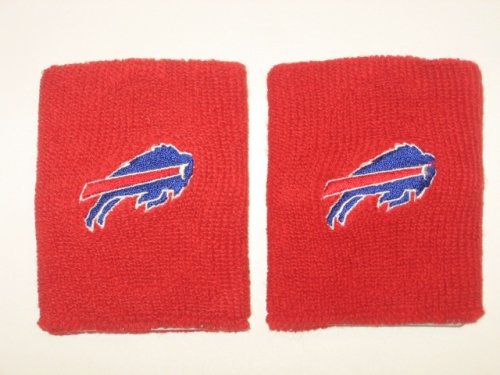 BUFFALO BILLS Team Logo COTTON WRISTBANDS -(set of 2)