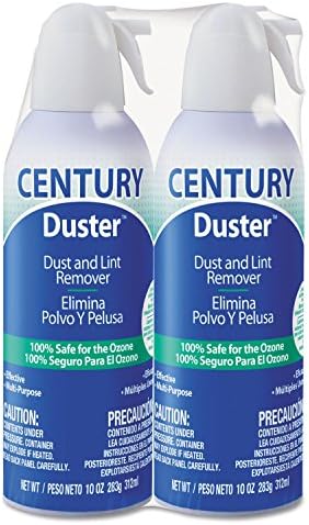 Century Duster Disposable Compressed Gas Duster, 10 Ounce - 2 Pack