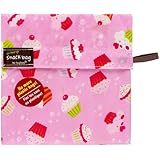 Kushies Baby Kushies On The Go Snack Bag, Cupcake Print, Medium