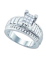 0.90CTW DIAMOND INVISIBLE RING