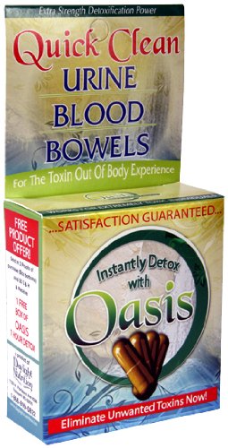Super Oasis Quick Clean Detox Capsules 1 Hour Herbal Detox Pills