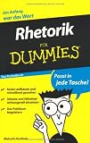 Bild zu: Rhetorik f&uuml;r Dummies Das Pocketbuch