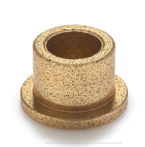 Oilite Sintered Bronze Flanged Sleeve Bearing FF621-01B 1/2 ID x 3/4 OD x 1/2 Length