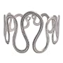 Hand crafted Jewelry Sterling Silver Arm Bracelet Armlet 3 inches