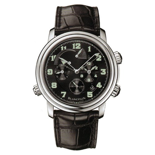 Blancpain Men's Leman GMT Alarm Watch #2041-1130M-53B