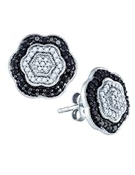 10KT White Gold 0.71 CTW Diamond Fashion Earrings