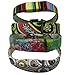 4PC&SMT the Latest Design Style 100% Anti-lost Set Size Large L Multicolor Combinational Replacement Bands with Metal Clasps for Fitbit Flex Only No Tracker/ Wireless Activity Bracelet Sport Wristband Fit Bit Flex Bracelet Sport Arm Band Armband(latest Fashion Anti-shedding Clasp Type)