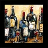 BOTTLE WINE Kitchen Decor Nicole Etienne Framed Print