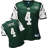 Sporting Goods : Brett Favre New York Jets Women's Green Replica Jersey
