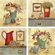 4PC Frameless Art Poster Prints "Winter" Wall Deco
