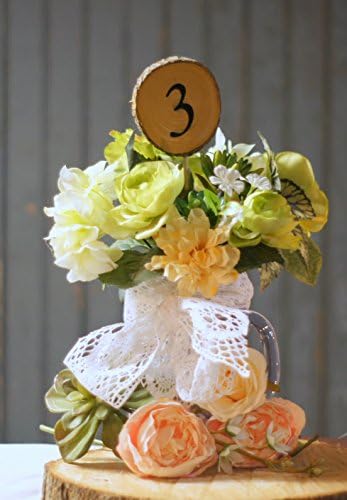 12 Rustic Wedding Table Numbers