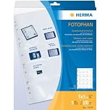 Herma 7579 SD Speicherkarten H�llen A4,, f�r 5 x 20 Karten