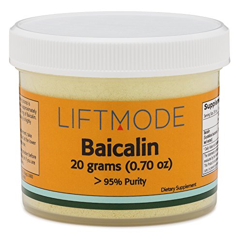 Baicalin Powder - 20 Grams (0.71 Oz) - 98% Pure - FBA Baicalin Powder - 20 Grams (0.71 Oz) - 98% Pure - FBA