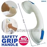 NEW Lock in Place As Seen On TV Bathroom Safety Grip Handle! GREEN SAFE -RED UNSAFE!