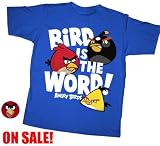 ANGRY BIRDS SHIRTS FOR KIDS - *REVISED SUMMER VERSION AND PRICED TO SELL!! * - ANGRY BIRD YOUTH T-SHIRTS FOR BOYS AND GIRLS - *BIRD IS THE WORD!* - ANGRY BIRD T-SHIRTS! KID SIZES!