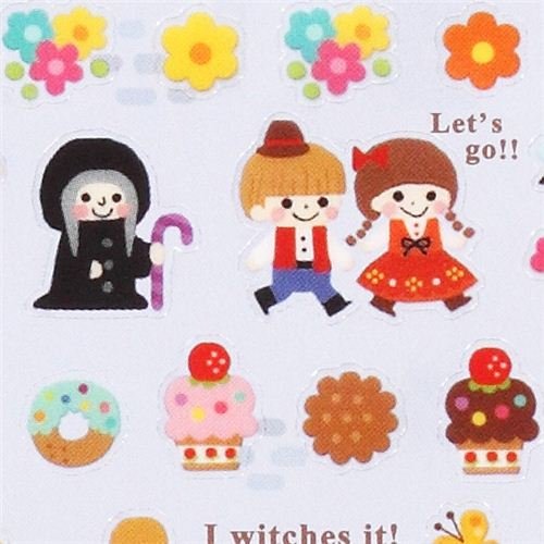 Imagen principal de cute tiny fairy tale stickers from Japan Snow White witch