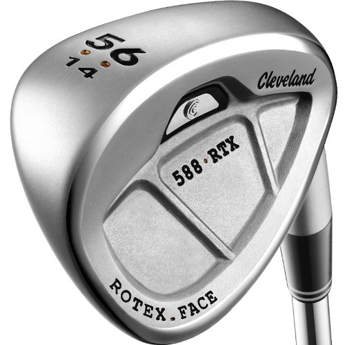 Cleveland Men's Golf 588 RTX Cavity Back Satin Chrome Wedge (Right Hand