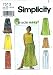 Misses Skirts - Simplicity 7513 Sewing Pattern Misses Skirt & Pants Size 6 - 16 - Waist 23 - 30