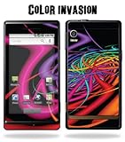 IMAGE OF Protective Vinyl Skin Decal Sticker for Motorola Droid - Color Invasion