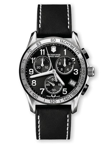 Victorinox Swiss Army Silver Stainless Band Silver Dial - Men's Watch 241296