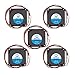 WINSINN Blower Fan 24V 40mm Turbine Turbo Fan 40x10mm 4010 DC Brushless Hydraulic Bearing Cooling for 3D Printer Extruder Hotend - 2Pin 0.06A 1.44W 7000+-5% RPM (Pack of 5Pcs)