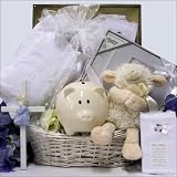 Bless This Baby Boy: Christening/Baptism Gift Basket