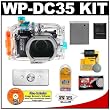 Canon WP-DC35 Waterproof Underwater Housing Case with Battery + WW-DC1 Weights + Accessory Kit for PowerShot S90 Digital Camera