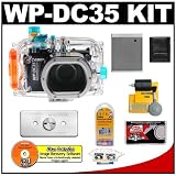 51bu2pDxkvL. SL160  Canon WP DC35 Waterproof Underwater Housing Case with Battery + WW DC1 Weights + Accessory Kit for PowerShot S90 Digital Camera