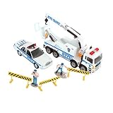 NYPD New York Police Department Officers, Tow Truck & Car Playset