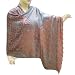 Handmade Self Design Mix Wool Stole Perfect Choice For Christmas Gift From India (Free Shipping) Stle0120