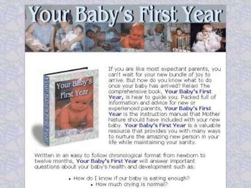 External hard drive:Your Baby's First Year: What to Expect the First Year!