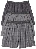 Dockers Men's 3-Pack Woven Boxers (Colors/Pattern will vary)