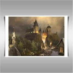 HARRY POTTER HOGWARTS Kunstdruck als Leinwandkopie, Gr��e A1 POSTER