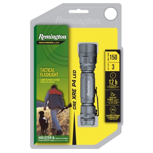 Cheap Remington High-performance Led Tactical Flashlight With Two CR123A Lithium Batteries