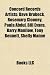 Concord Records Artists: Dave Brubeck, Rosemary Clooney, Paula Abdul, Bill Evans, Barry Manilow, Tony Bennett, Shelly Manne