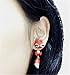 Scheppend Polymer Clay Cute Cartoon Fox Handmade Stud Earrings