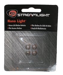Streamlight 61205 Nano Light Battery IEC-LR41, 4-Pack
