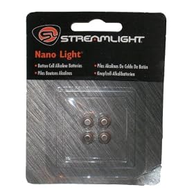 Streamlight 61205 Nano Light Battery IEC-LR41, 4-Pack