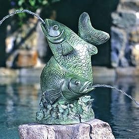 Brass Baron Large Entwined Fish by 